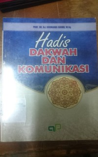 Image of Hadis dakwah dan komunikasi