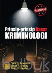 Image of Prinsip-Prinsip Dasar Kriminologi