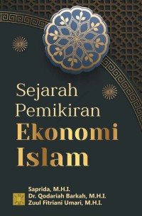 Image of Sejarah pemikiran ekonomi Islam