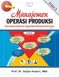 Image of Manajemen operasi produksi pencapaian sasaran organisasi berkesinambungan