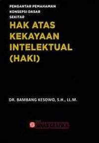 Image of Pengantar Pemahaman Konsepsi Dasar Sekitar:Hak Atas Kekayaan Intelektual [Haki]