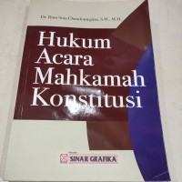 Image of Hukum Acara Mahkamah Konstitusi